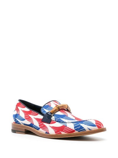 CASABLANCA abstract-print Envelope loafers outlook