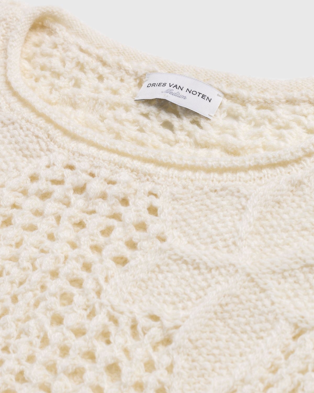 Dries Van Noten Dries van Noten – Meddo Knit Sweater Vest Ecru 