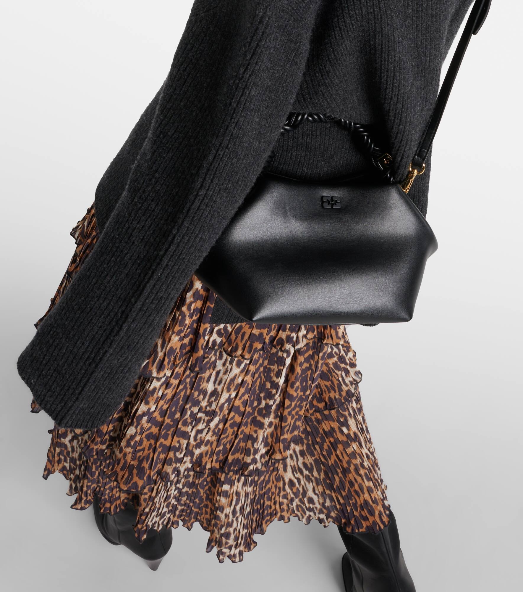 Bou Small leather shoulder bag - 2
