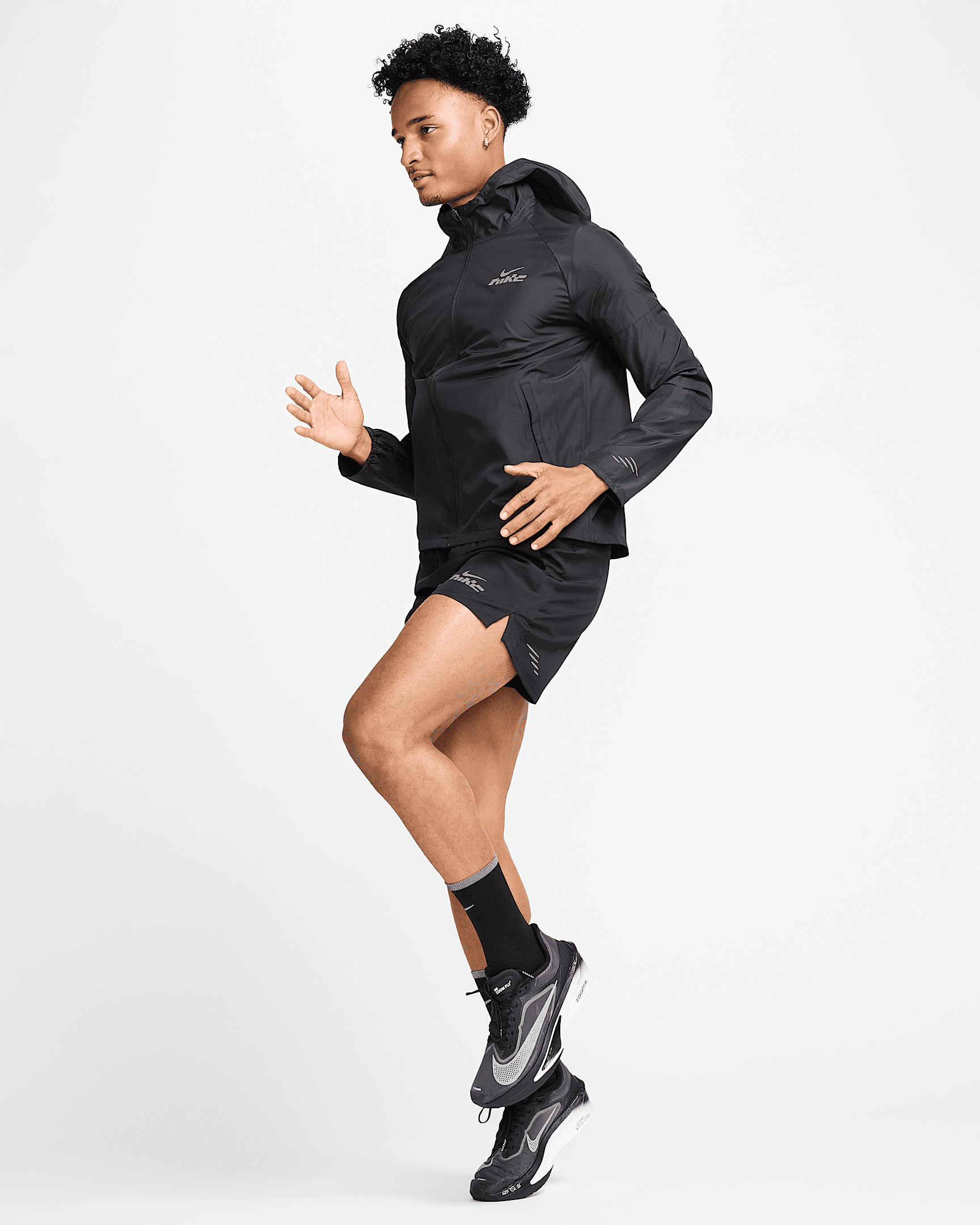 Nike Miler Flash Men's Water-Repellent Running Jacket - 7