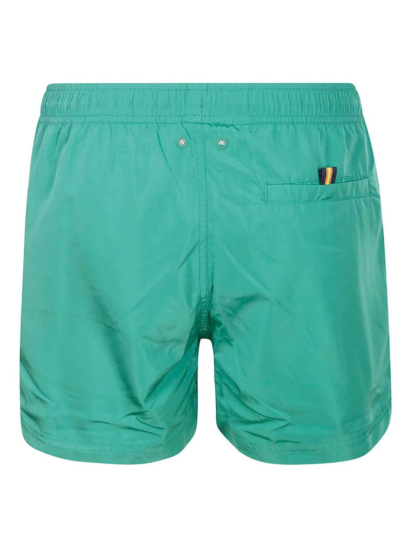 K-WAY logo-patch swim shorts outlook