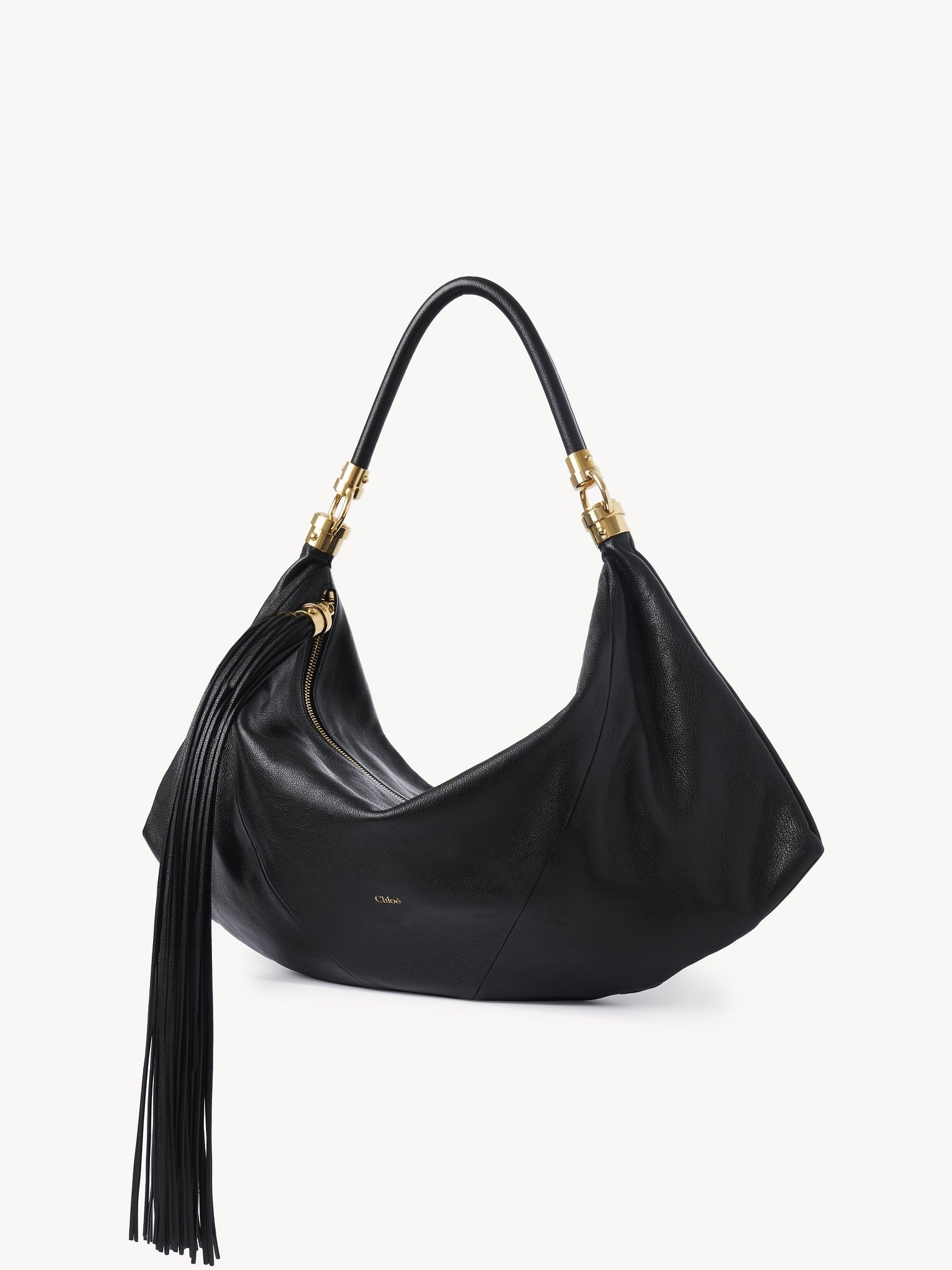 CHLOÉ FOULARD SHOULDER BAG IN GRAINED LEATHER - 3