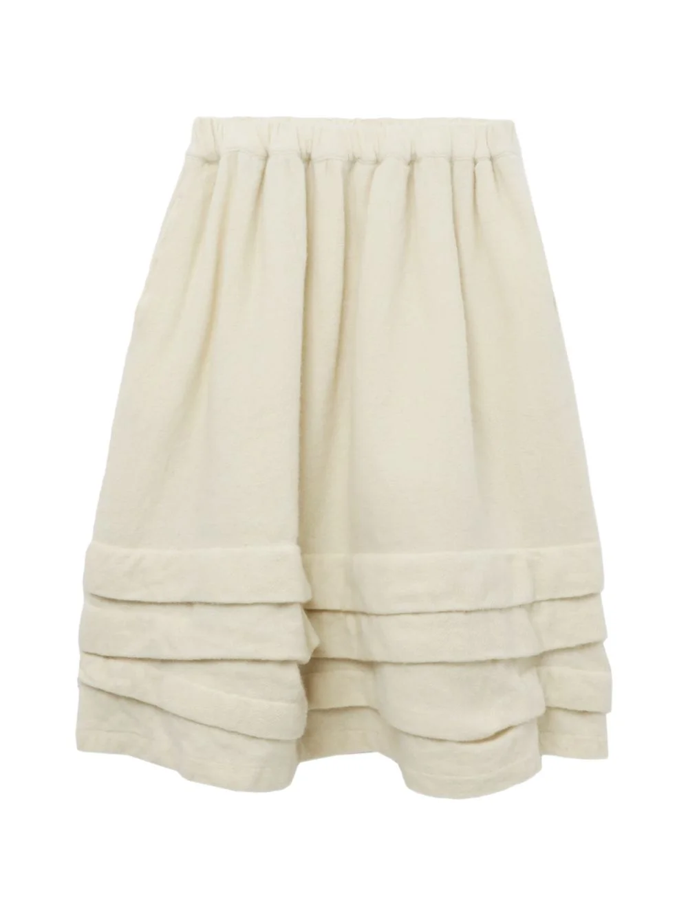 ruffled midi skirt - 1