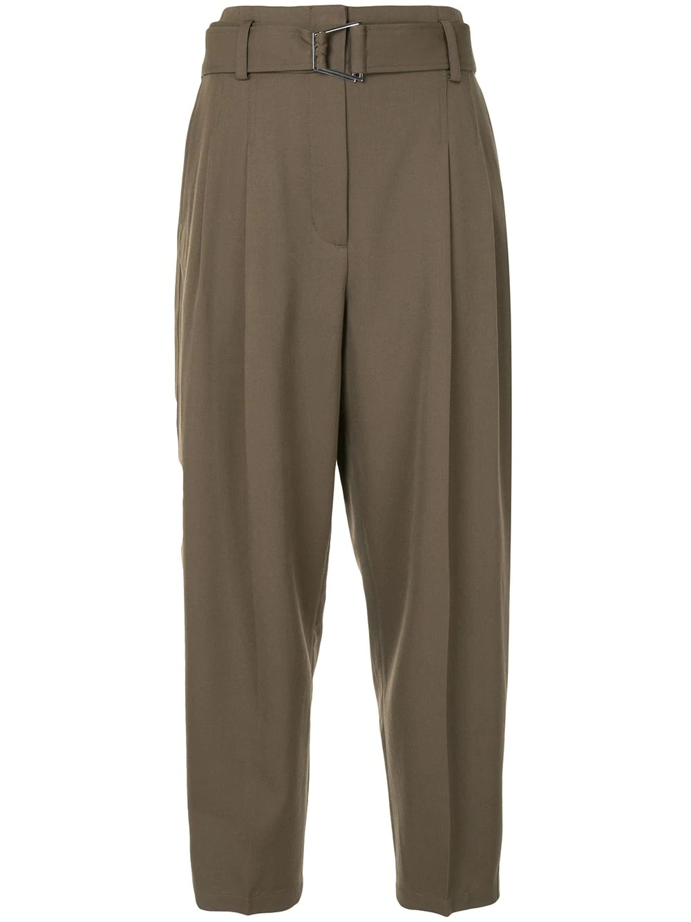 belted utility trousers - 1