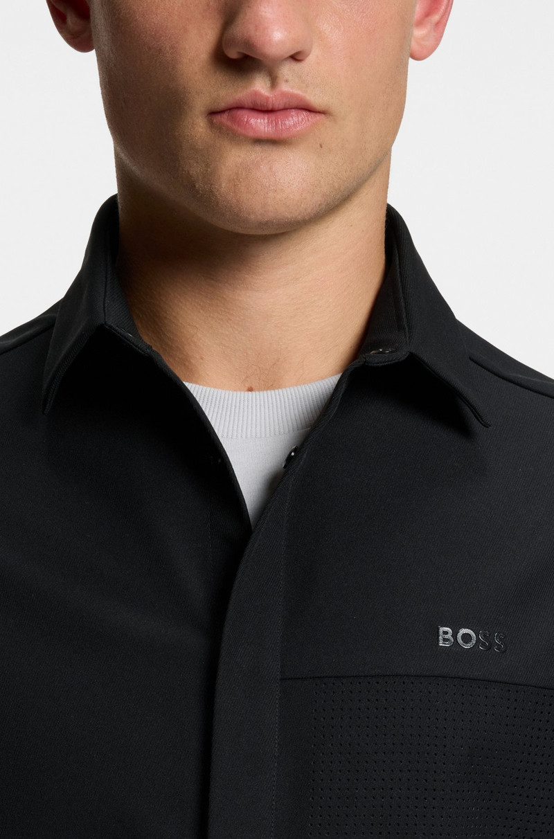RELAXED-FIT OVERSHIRT IN WATER-REPELLENT TWILL 6