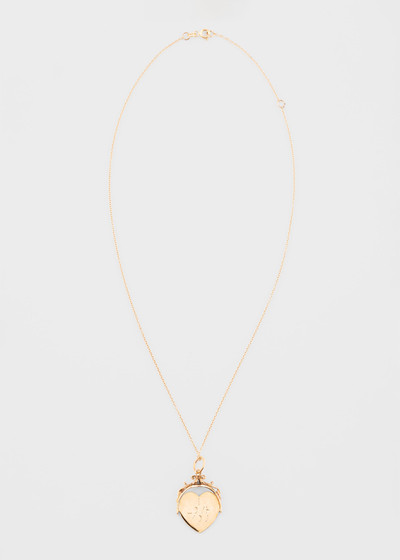Paul Smith Vintage 'I Love You Heart Spinner' Necklace outlook