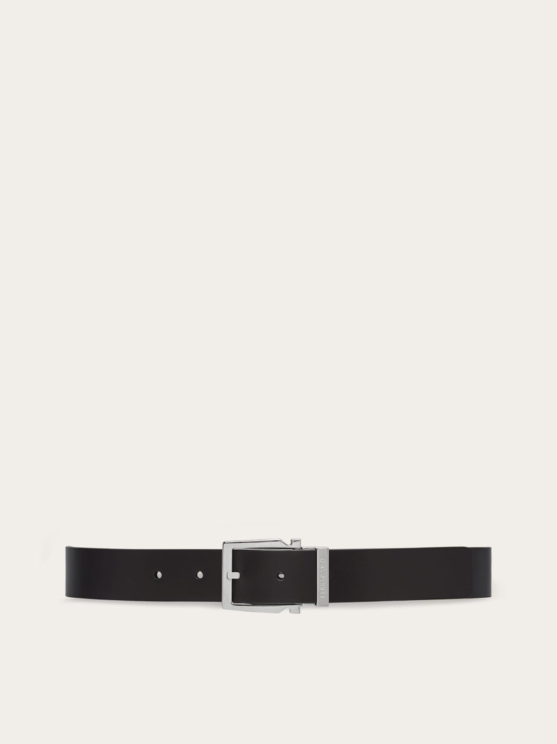 Reversible and adjustable Gancini belt 1