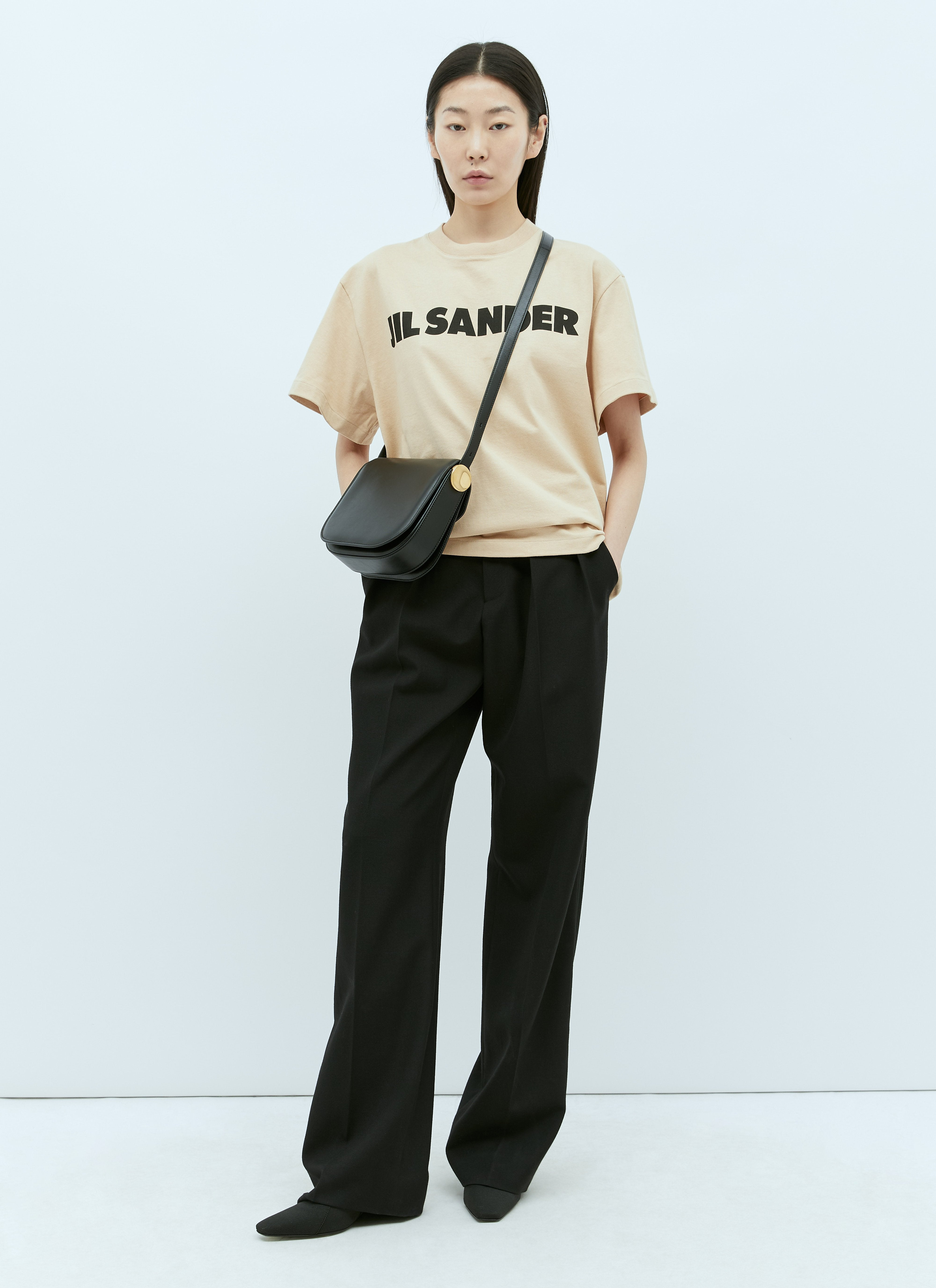 Jil Sander Women Logo Print T-Shirt - 3