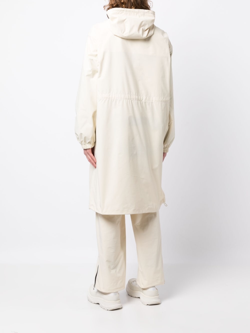 zip-up hooded parka - 4
