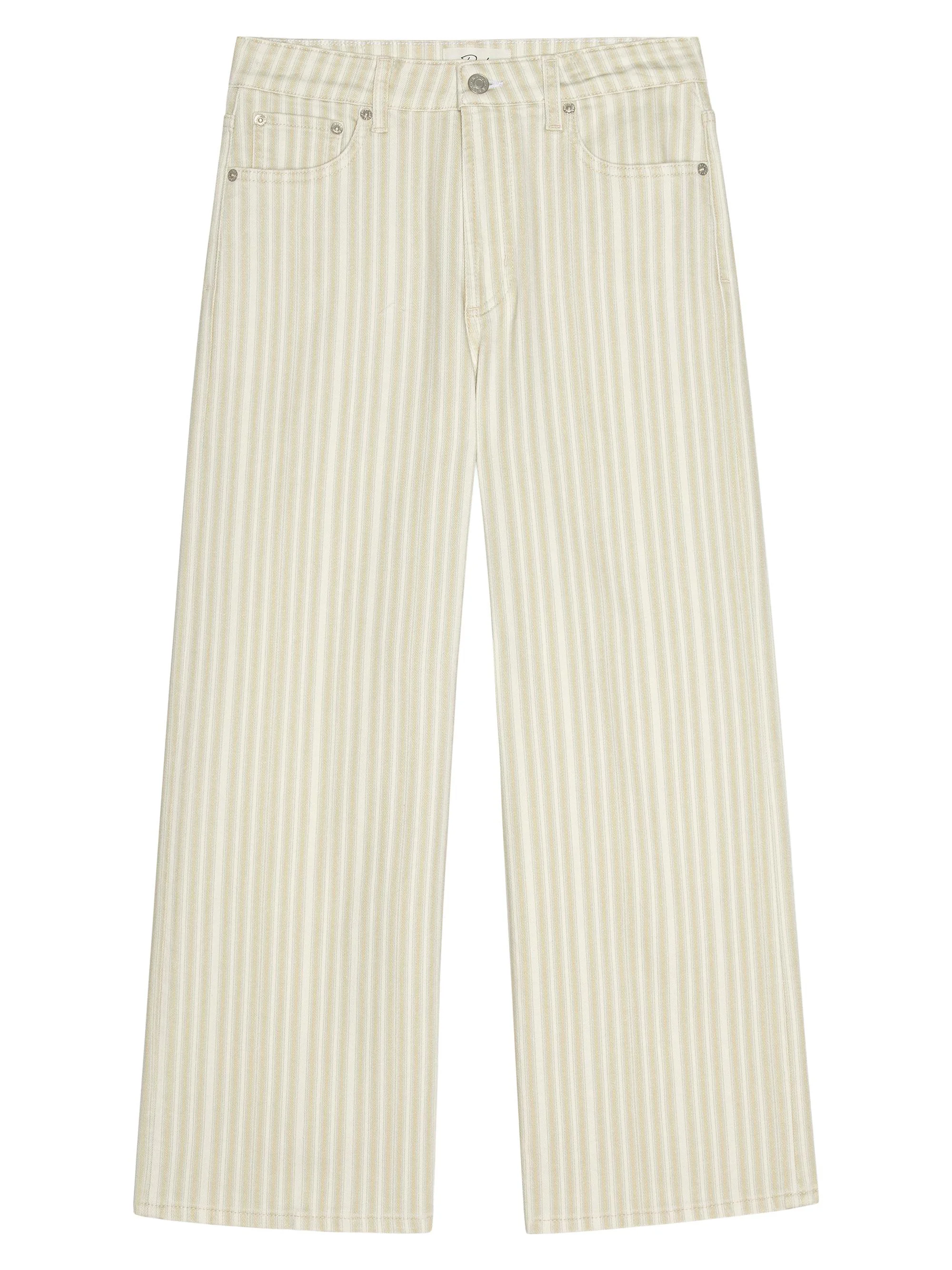 Women's Getty Striped Crop Jeans - Malibu Stripe - 1