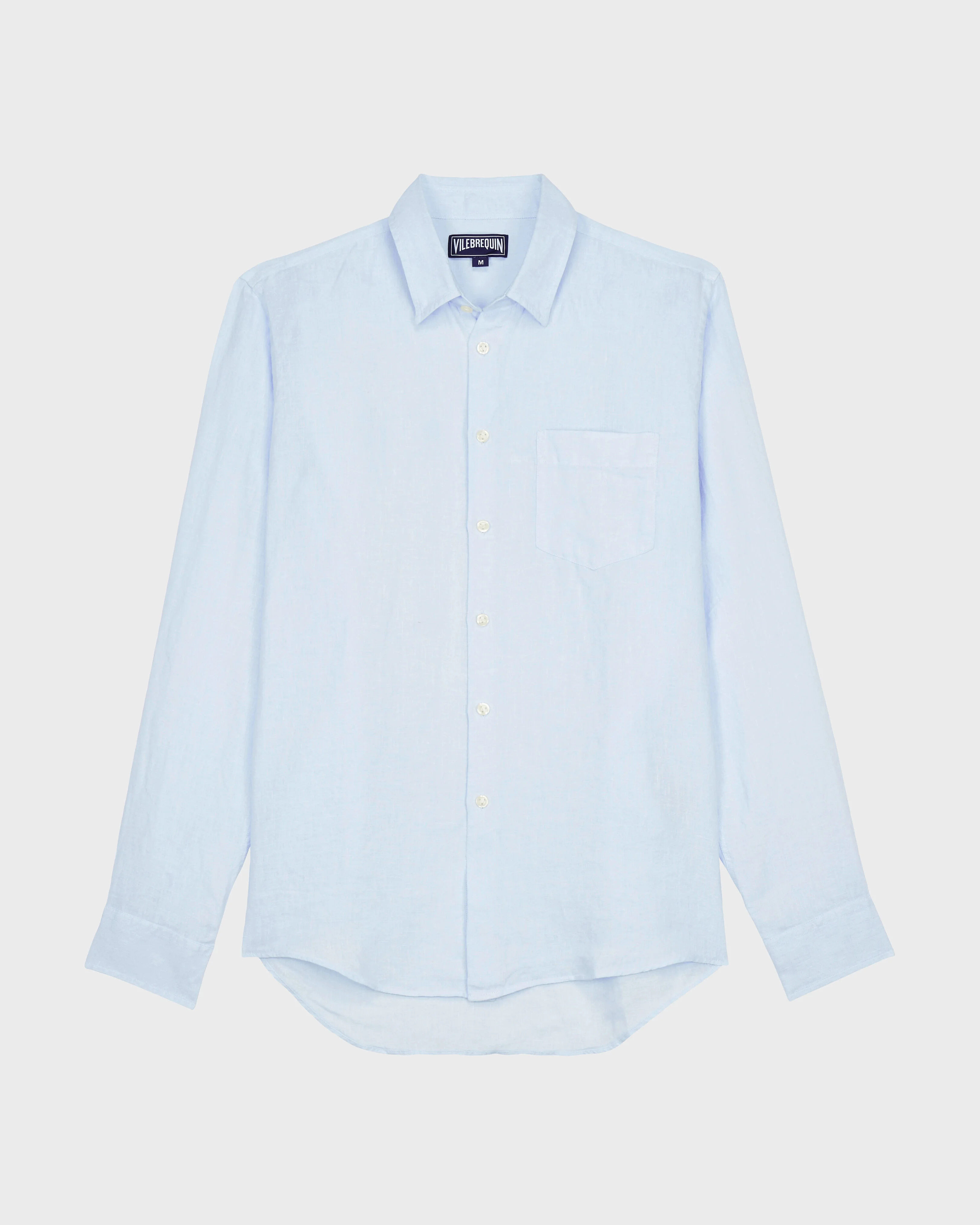 MEN LINEN SHIRT SOLID - 1