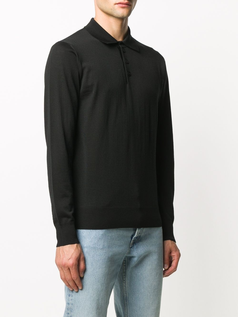 long sleeve polo shirt - 3