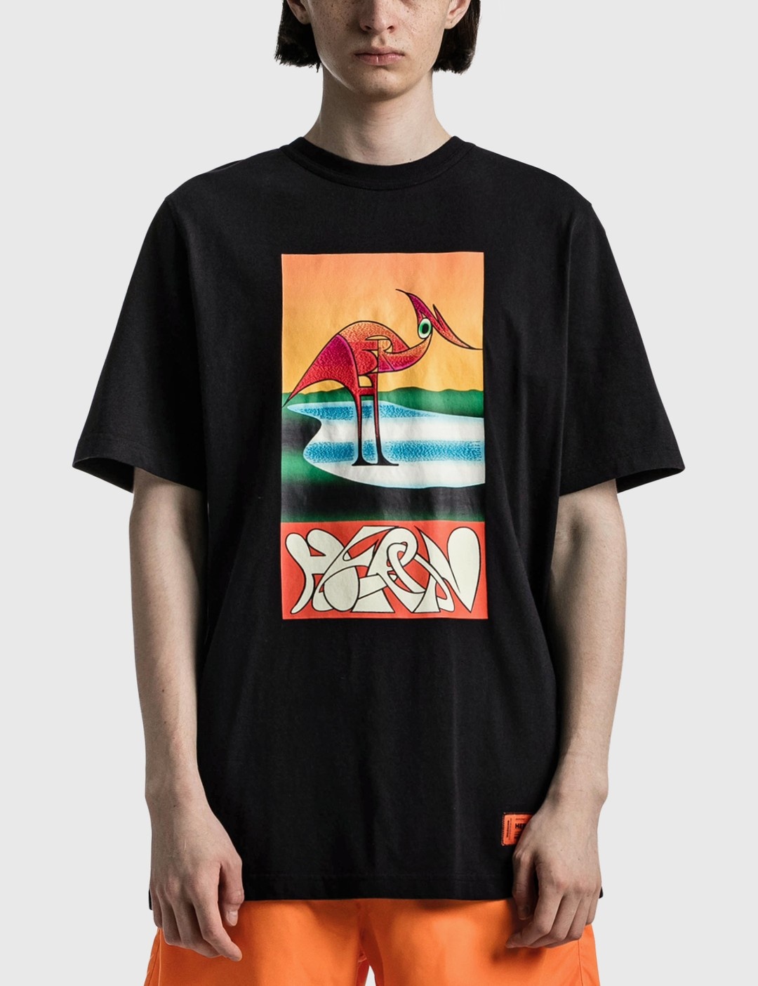 HERON ABSTRACT T-SHIRT - 3