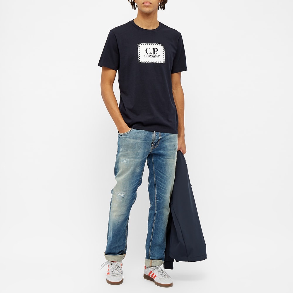 C.P. Company Stitch Block Logo Tee - 5