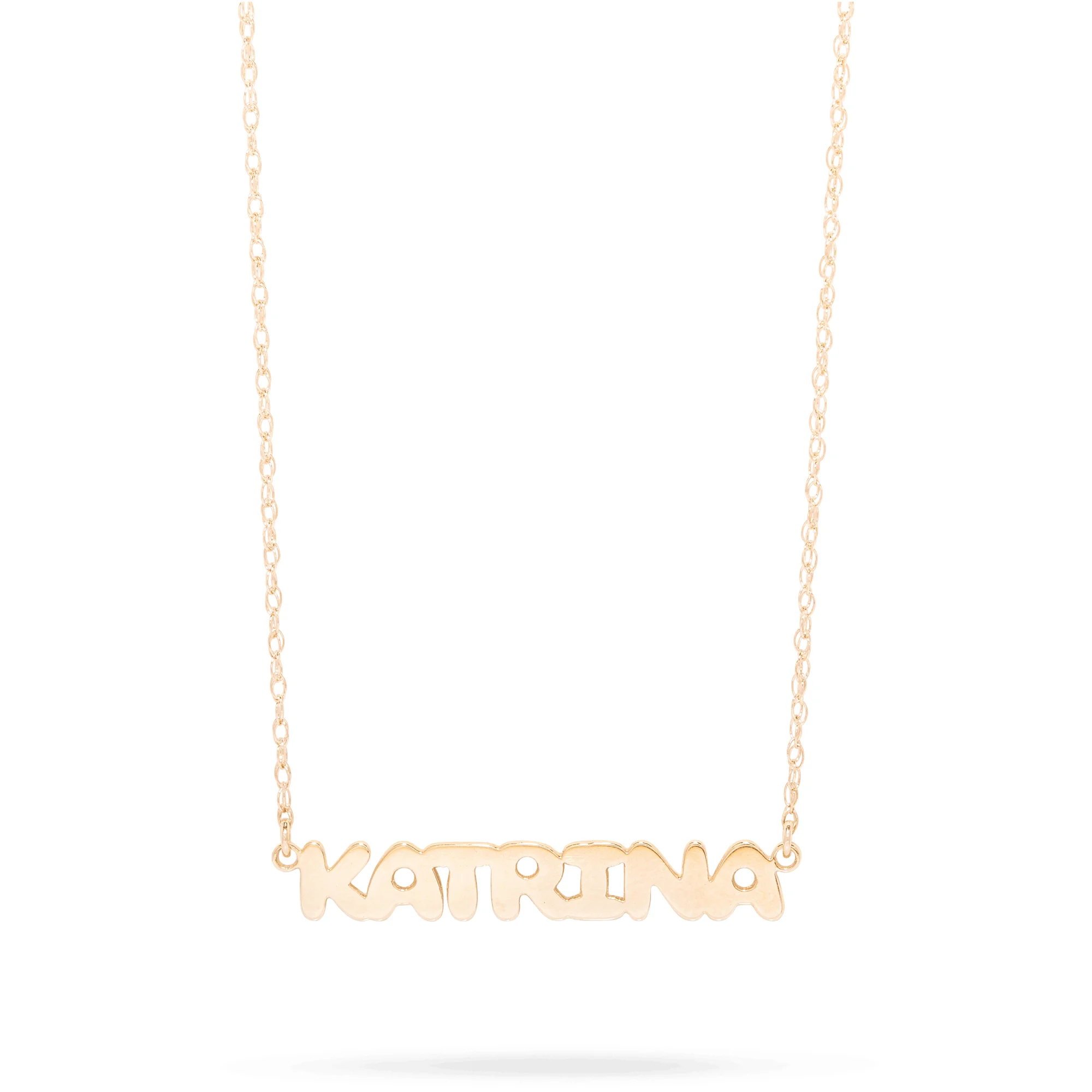 Bubble Tea Name Necklace - 1