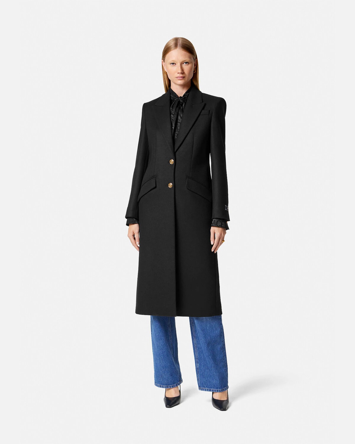 Straight Single-Breasted Coat - 4