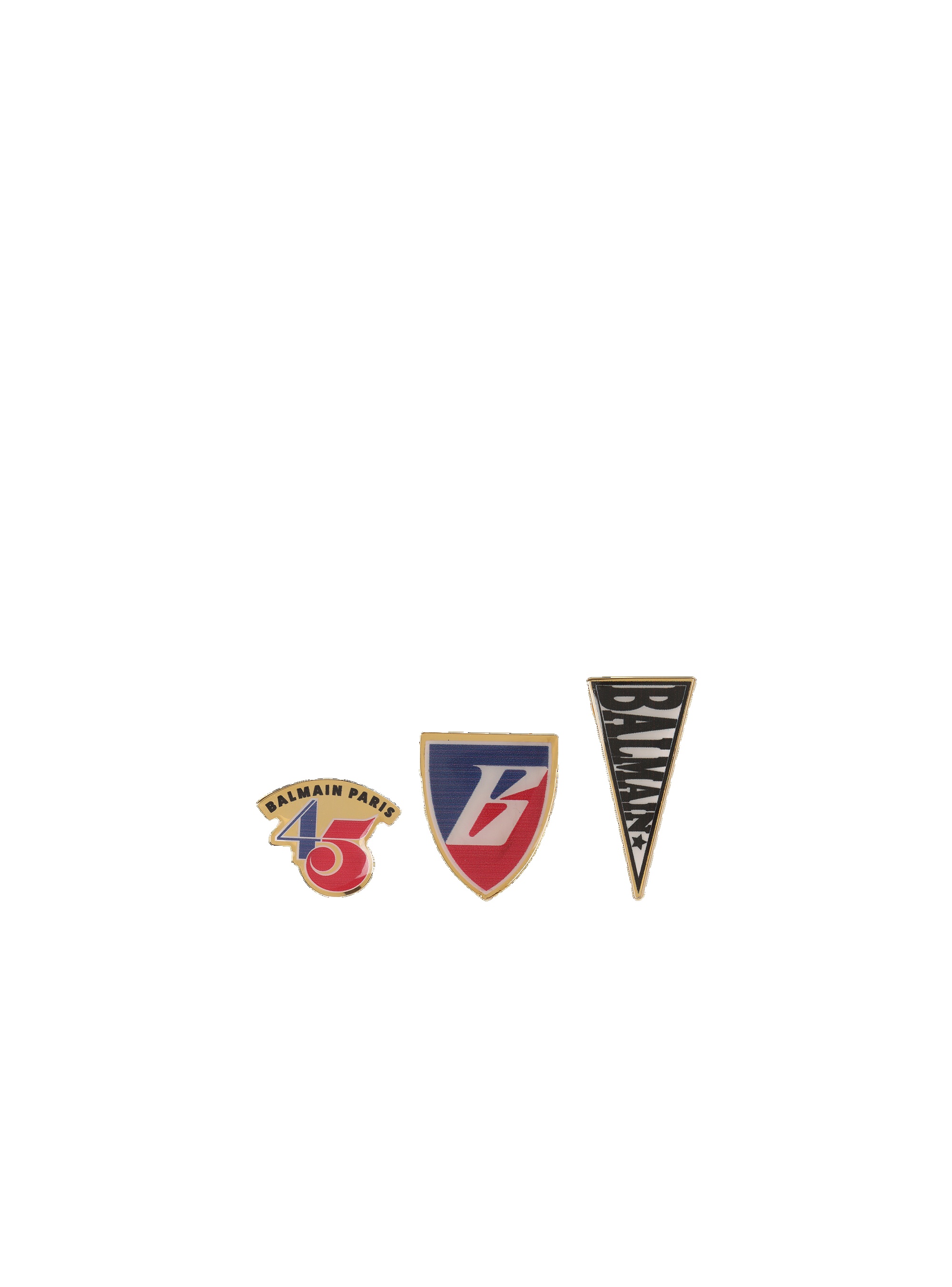 Set of metal Balmain pins - 1