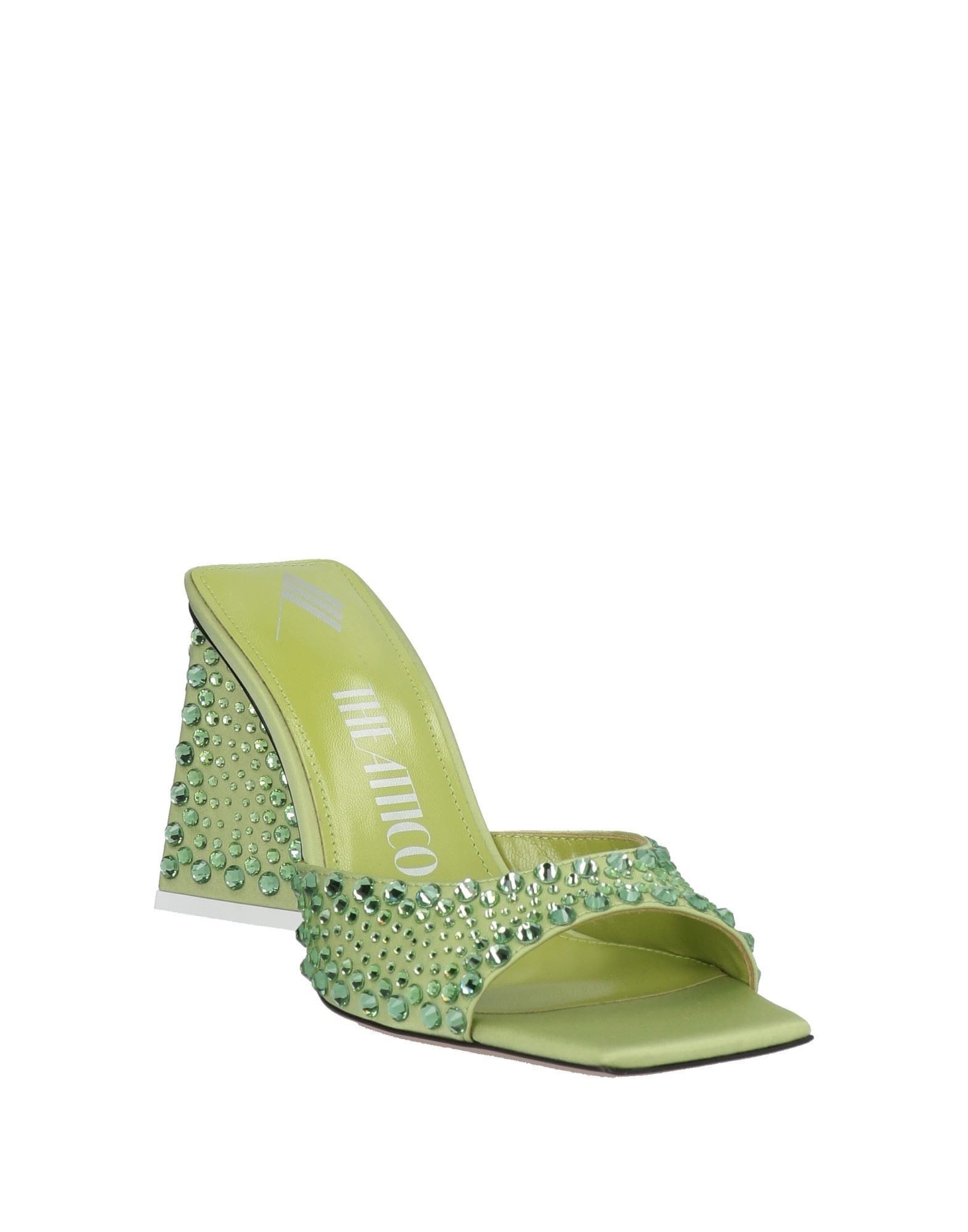サンダル・ミュール THE ATTICO Women Sandals 231WS000L002163 Green THE ATTICO Light green Women's Sandals | yoox | REVERSIBLE