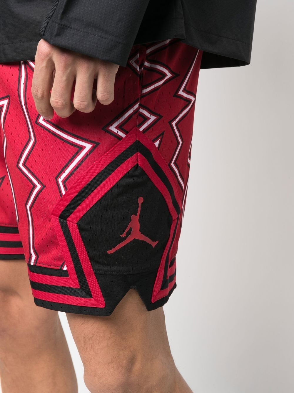 graphic-print drawstring track shorts - 5