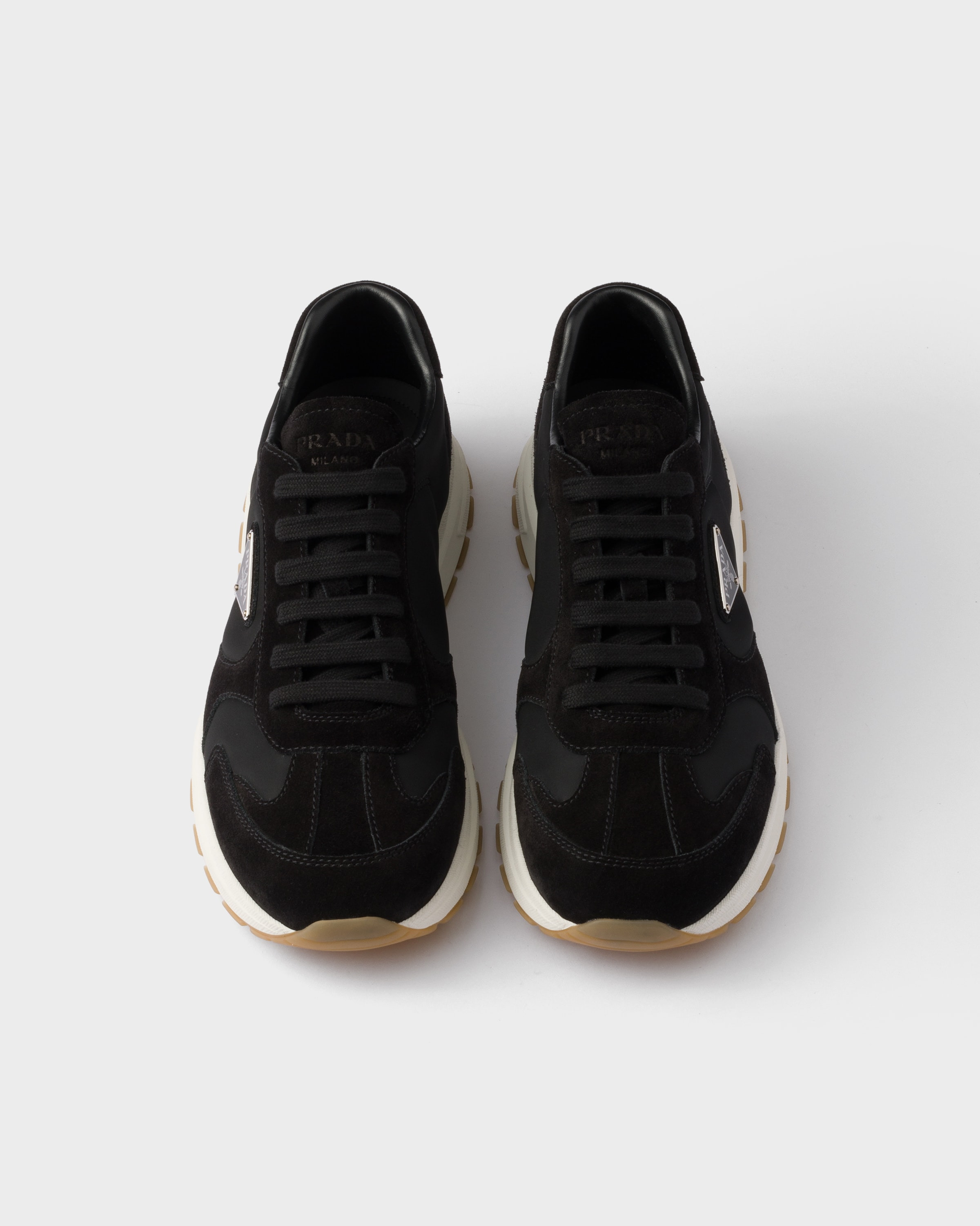 Prax suede and Re-Nylon sneakers - 4