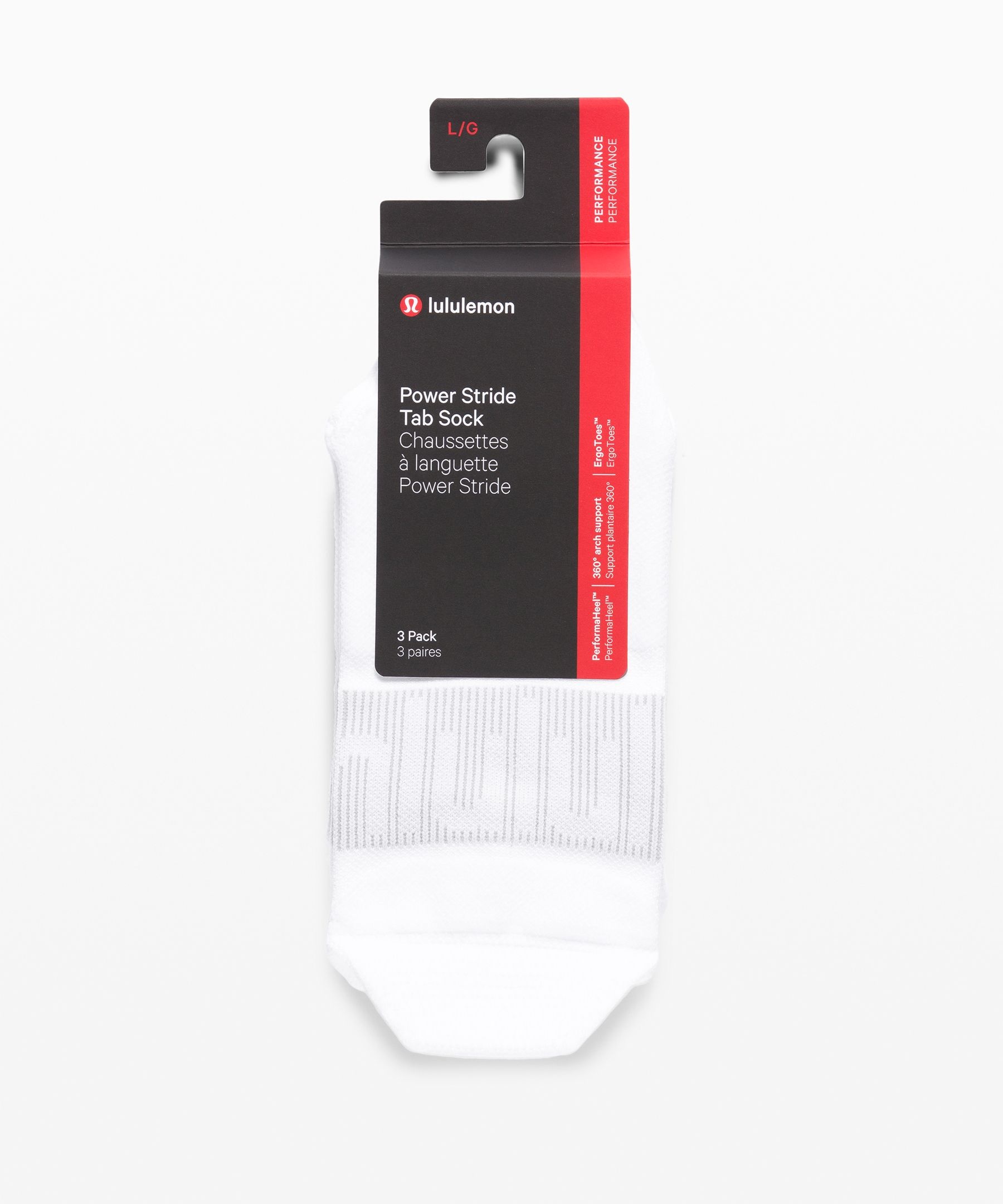 Men's Power Stride Tab Socks *3 Pack - 5