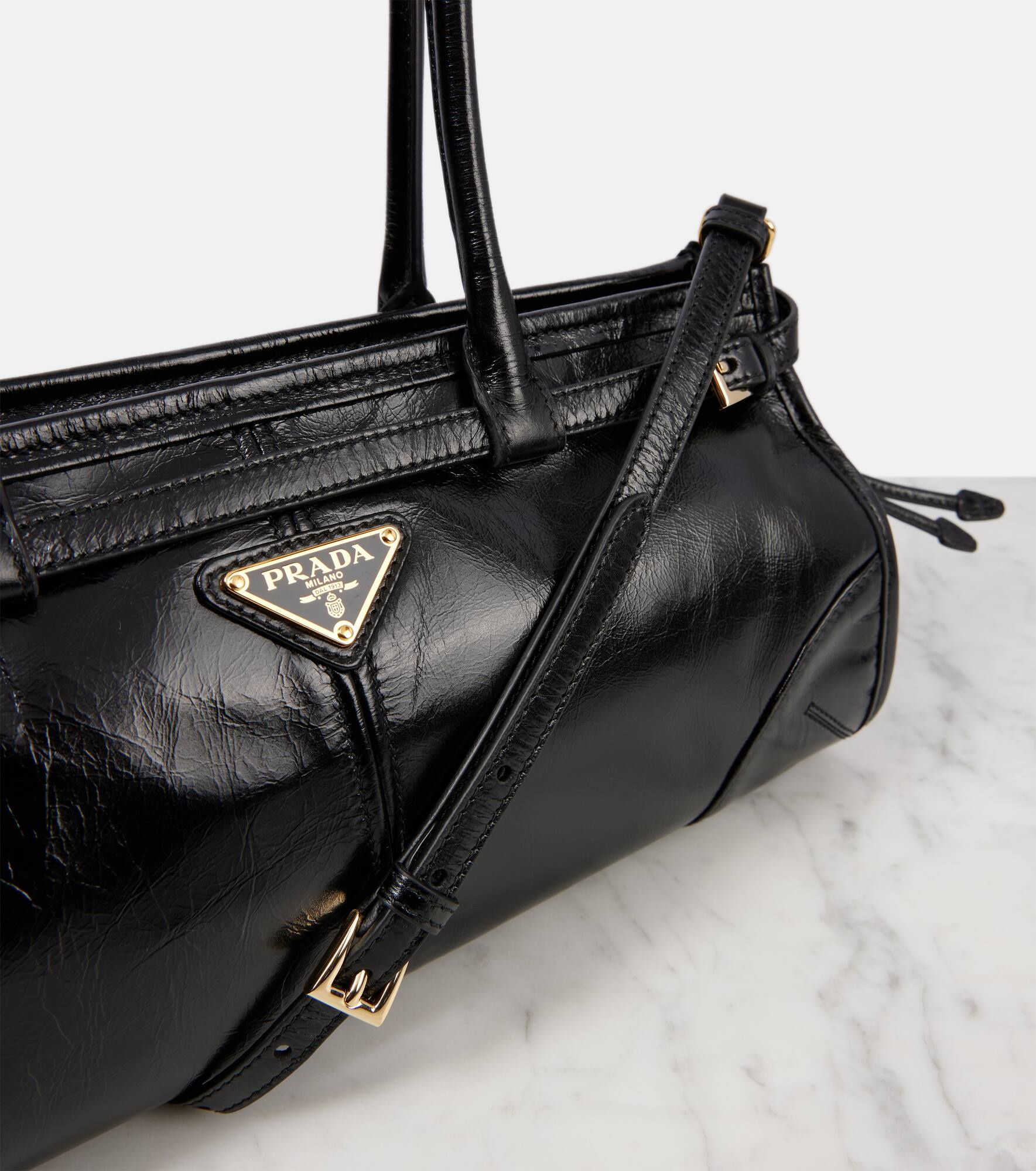 Medium leather shoulder bag - 6
