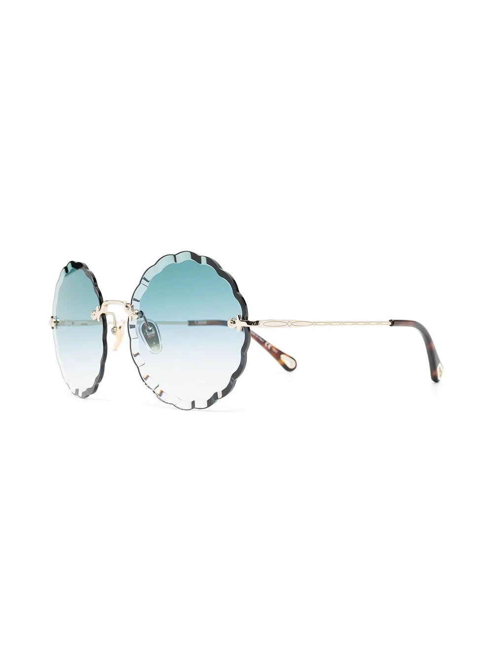 Rosie round frame metal sunglasses - 2