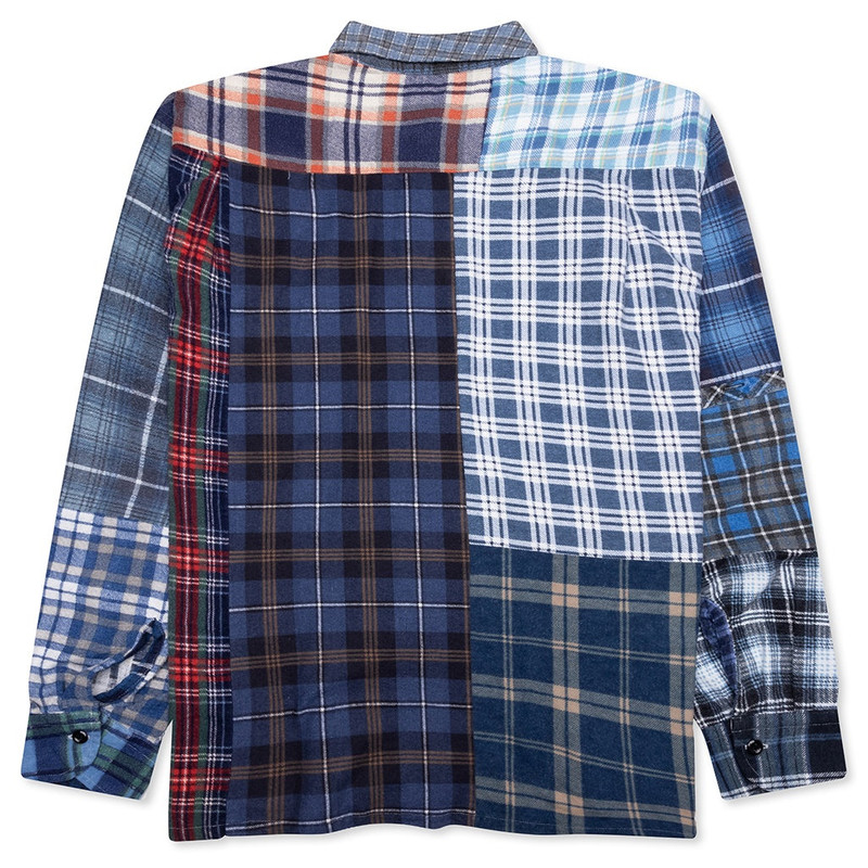 NEEDLES STRAIGHT HEM FLANNEL SHIRT - ASSORTED outlook