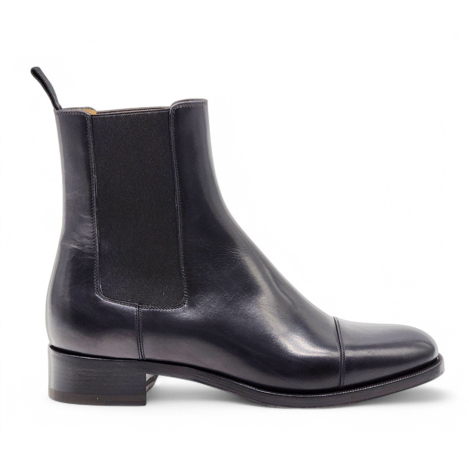 Christian Louboutin Antonio Chelsea Leather Boots Black EU 40 US 7 - 2