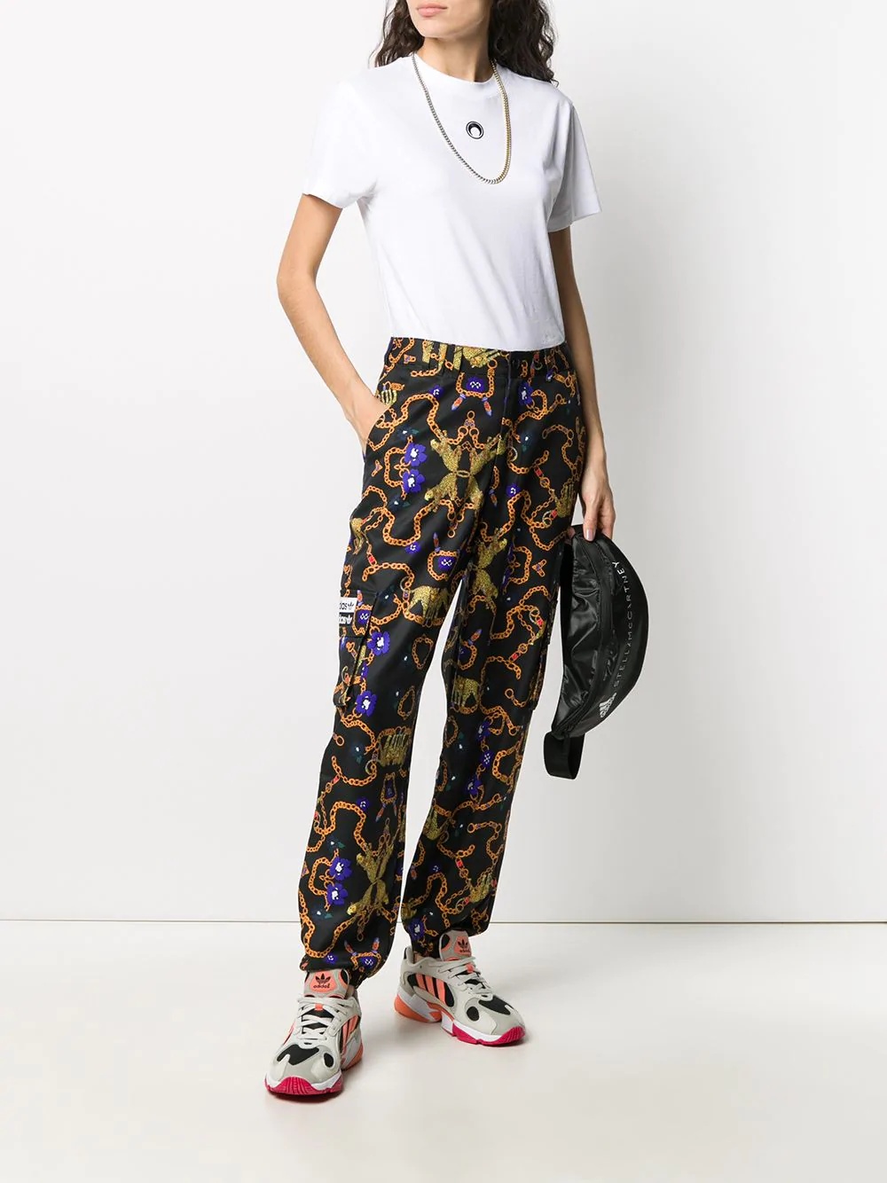 Her Studio London baroque-print trousers - 2