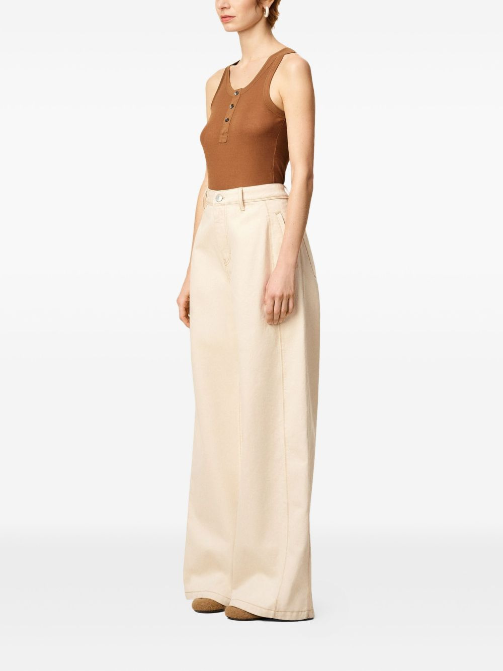 Ami Paris Jeans Beige - 3