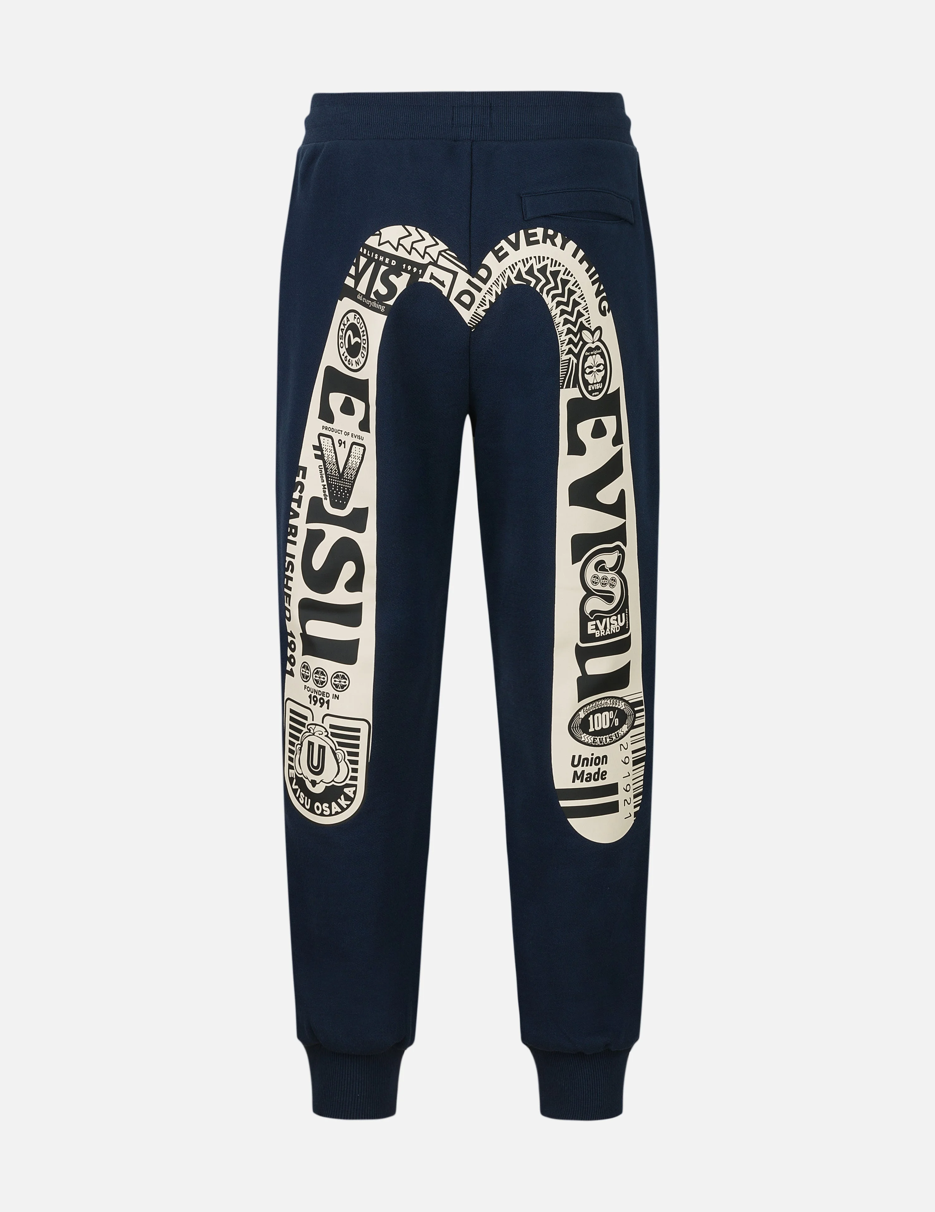 Logo and Daicock Print Relax Fit Sweatpants - 1