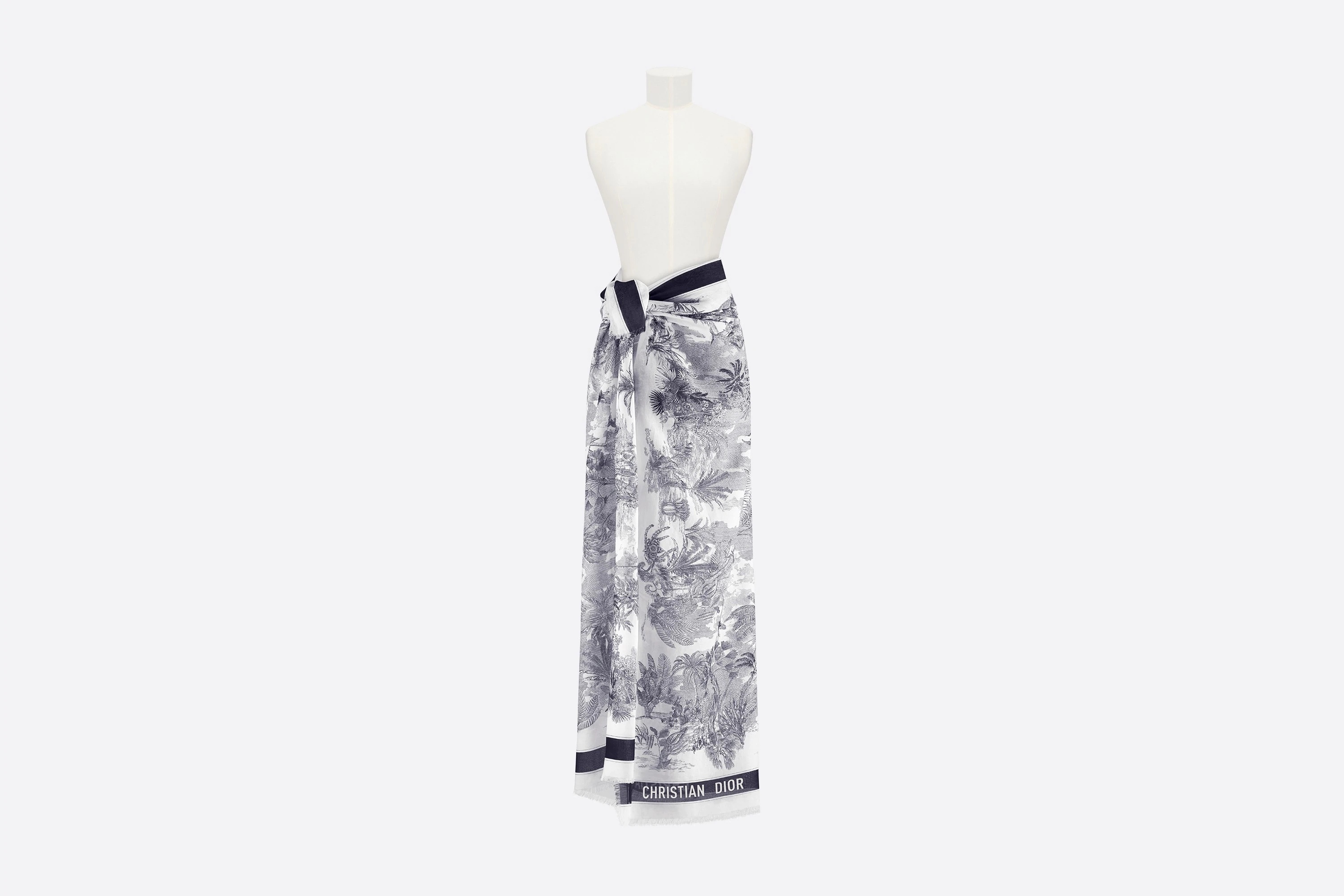 Dior Toile de Jouy Tropicalia Sarong - 3