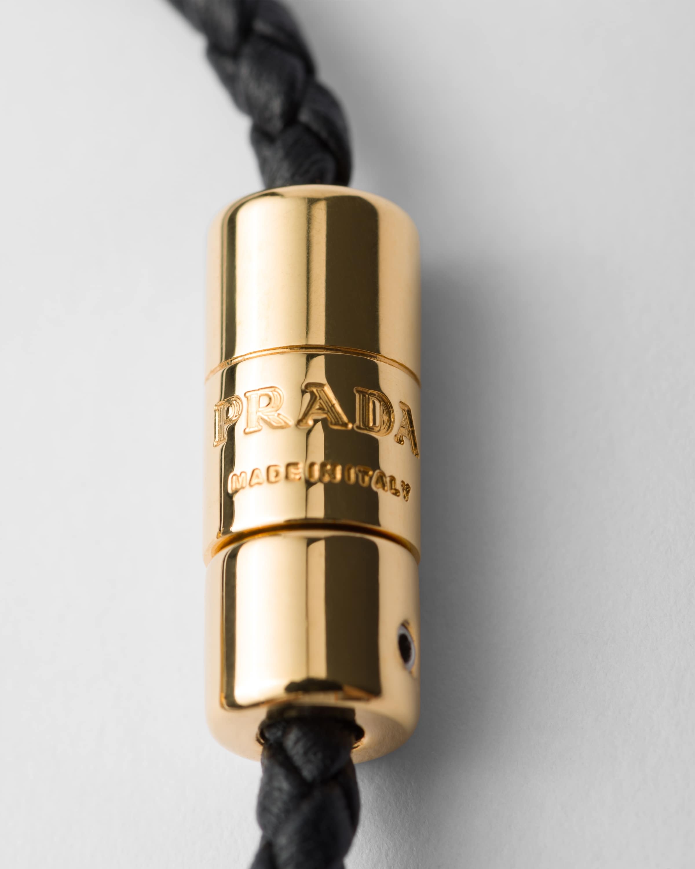 Braided nappa leather bracelet - 3