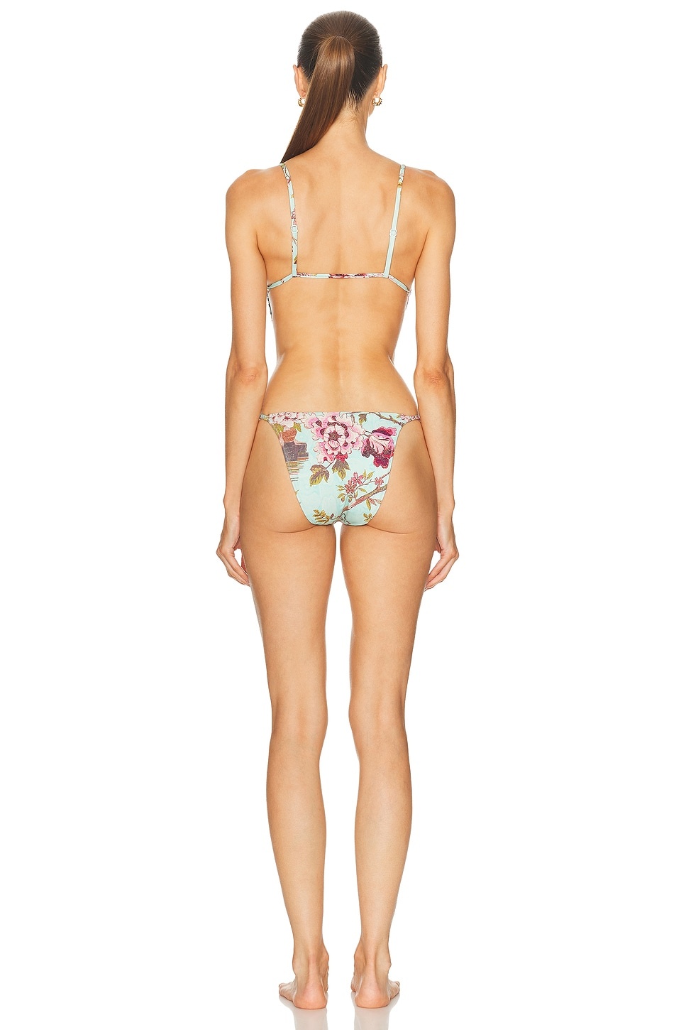 X Cavalli Tie Waist One Piece Swimsuit - 3