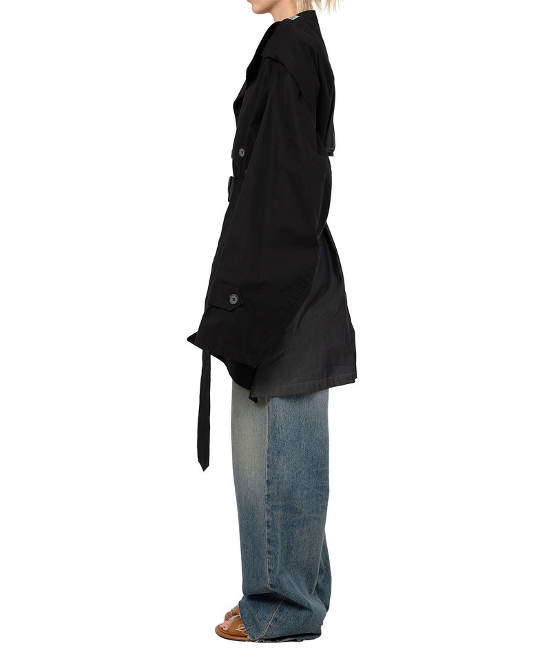 Reversed Front Trench Coat 14