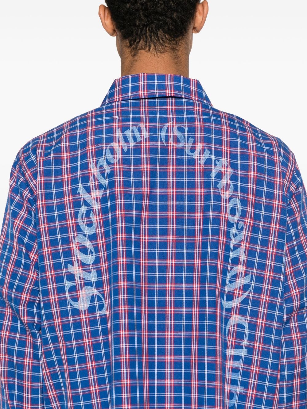 Club check-pattern shirt - 6