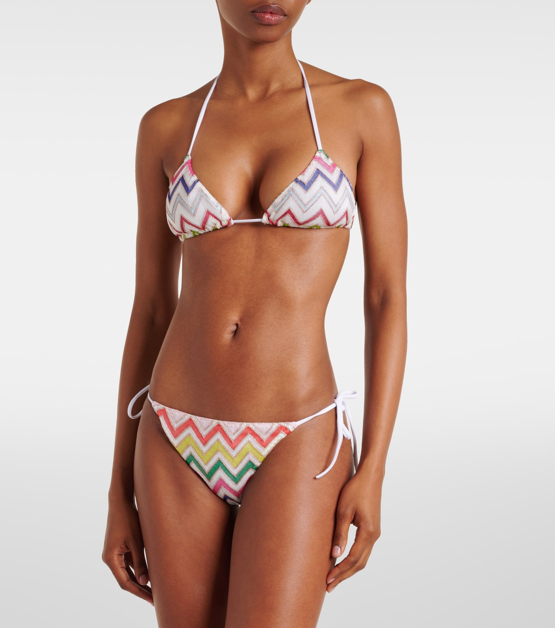 Zigzag lamé bikini - 2