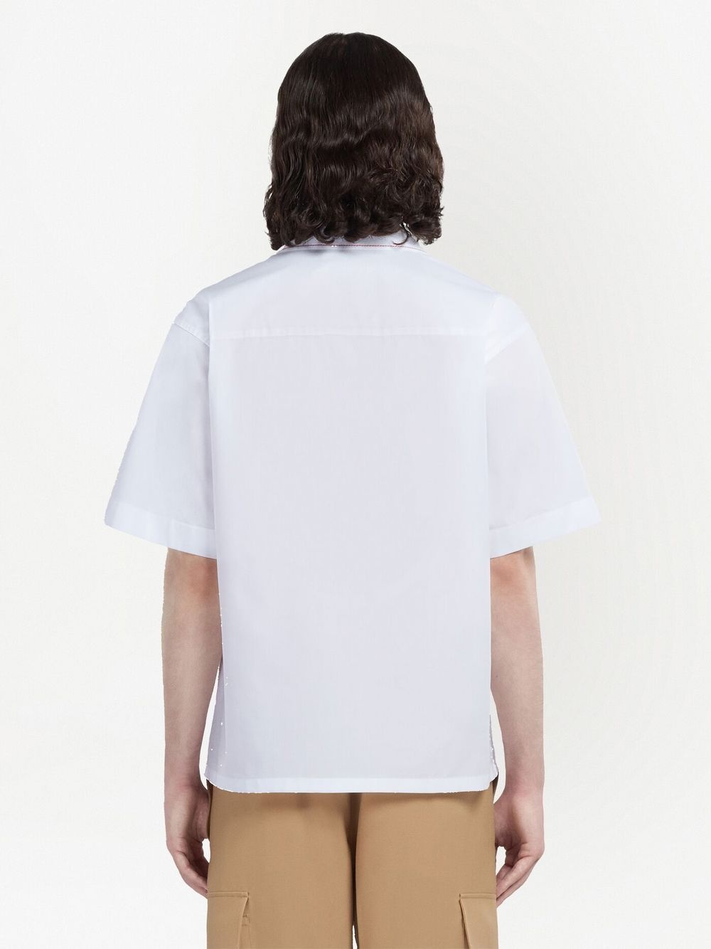 embroidered-logo short-sleeve shirt - 4