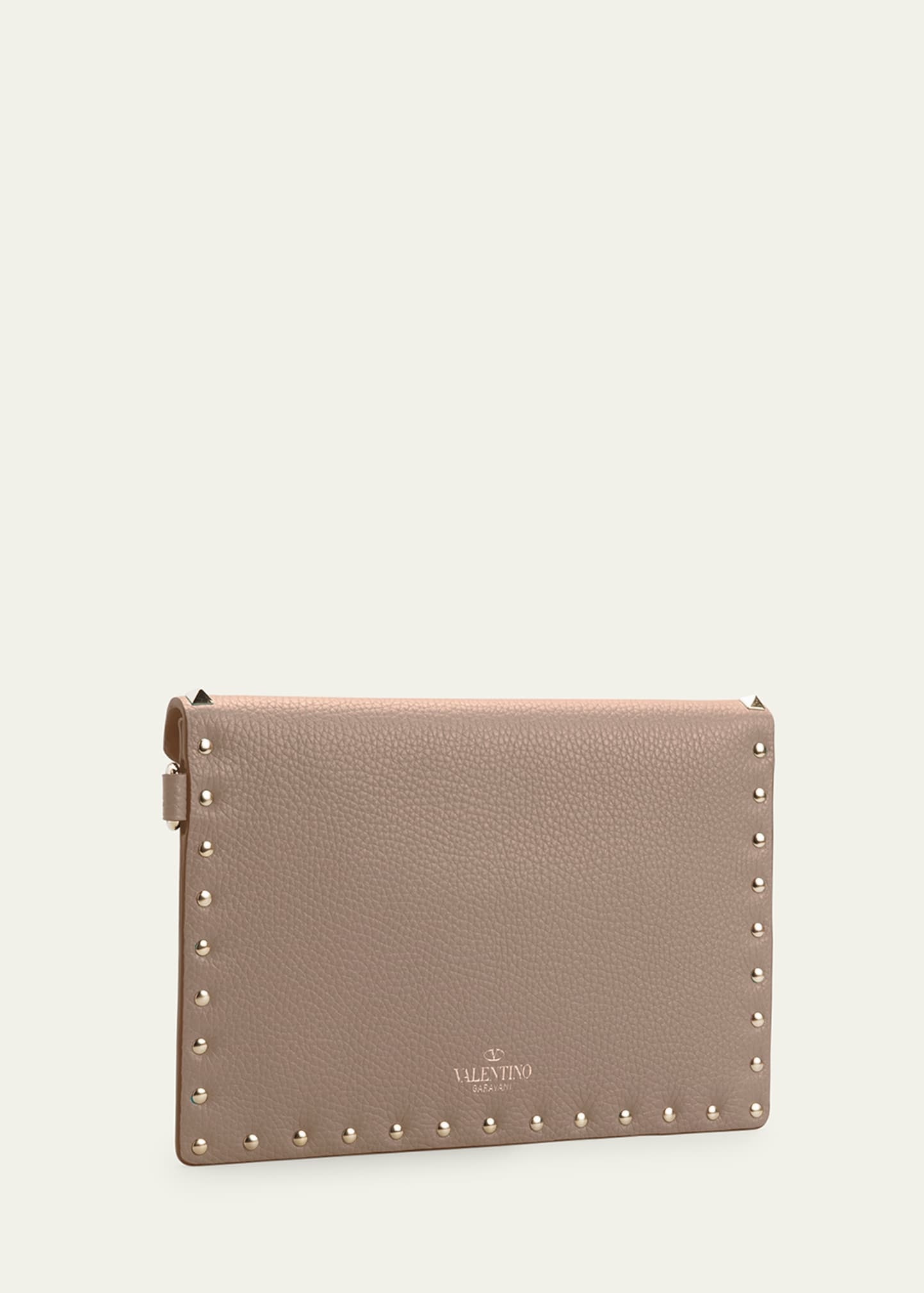 Rockstud Envelope Flap Wristlet Pouch - 2