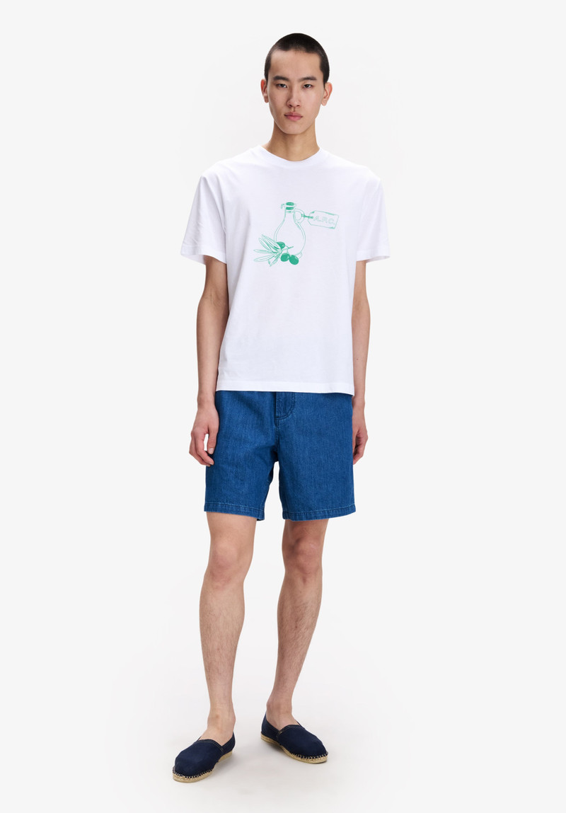 A.P.C. OLIVE OIL T-SHIRT outlook