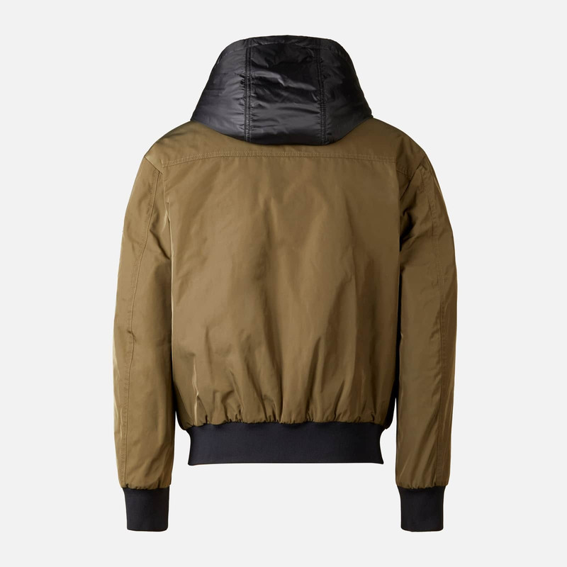 Bomber Jacket with Hood Green 2