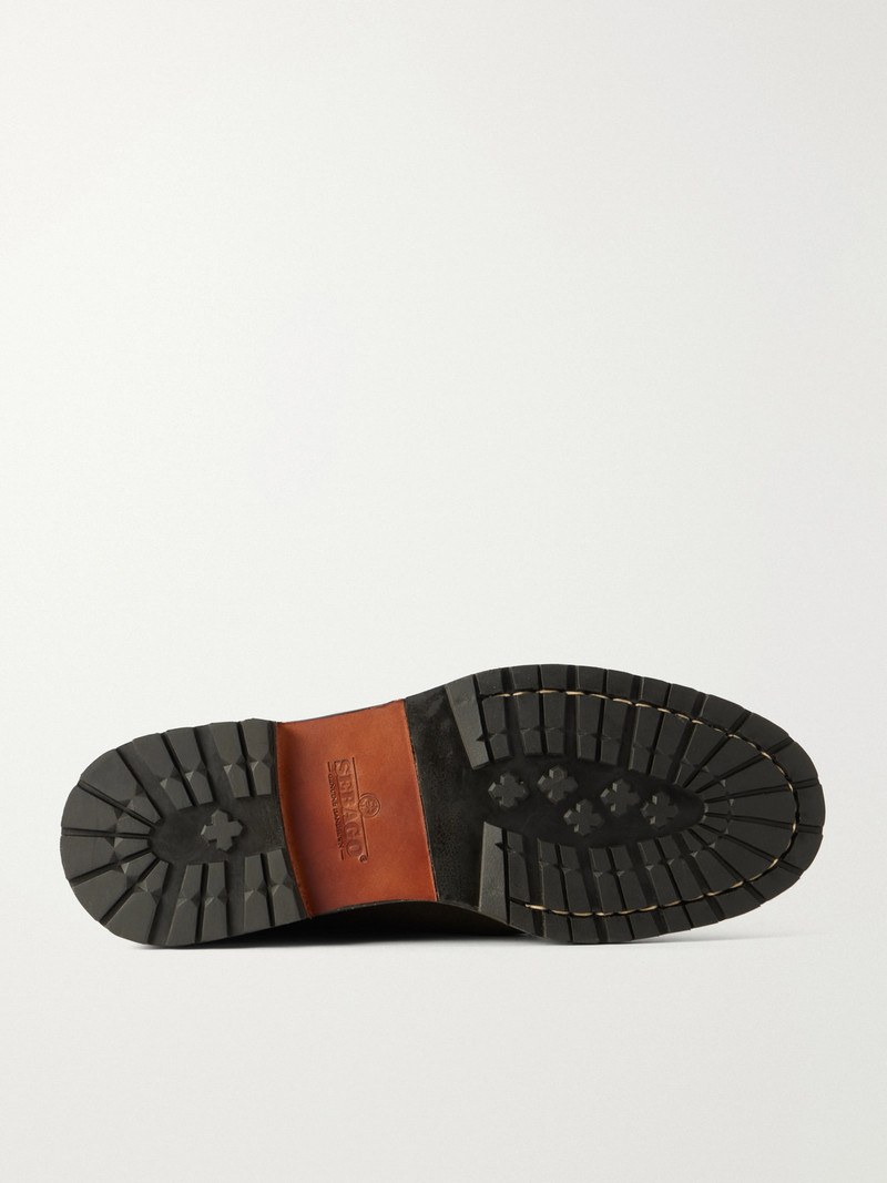 Jeffrey Waxed-Suede Derby Shoes 3