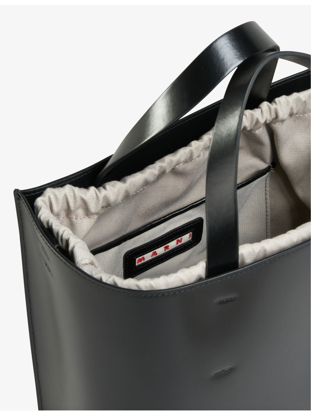 Museo brand-print leather tote bag - 5