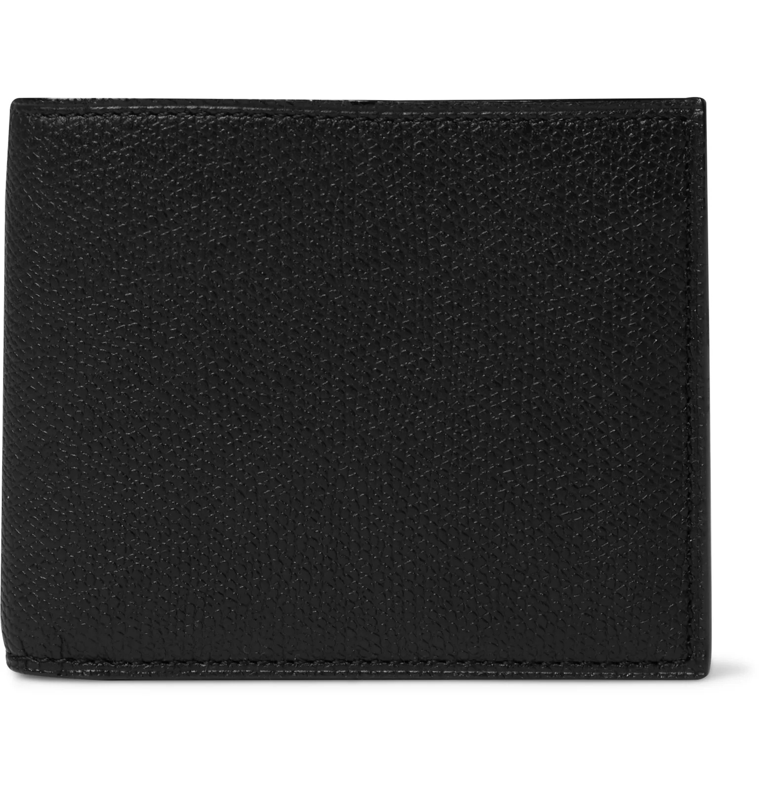 Pebble-Grain Leather Billfold Wallet - 9