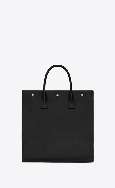 SAINT LAURENT rive gauche north/south tote bag in smooth leather outlook