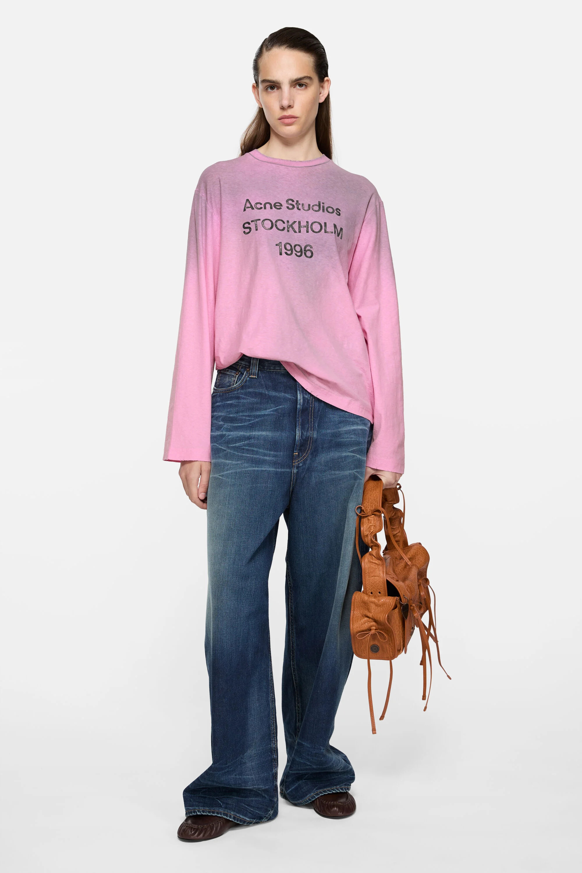 Logo t-shirt - Relaxed fit - Cotton candy pink - 2