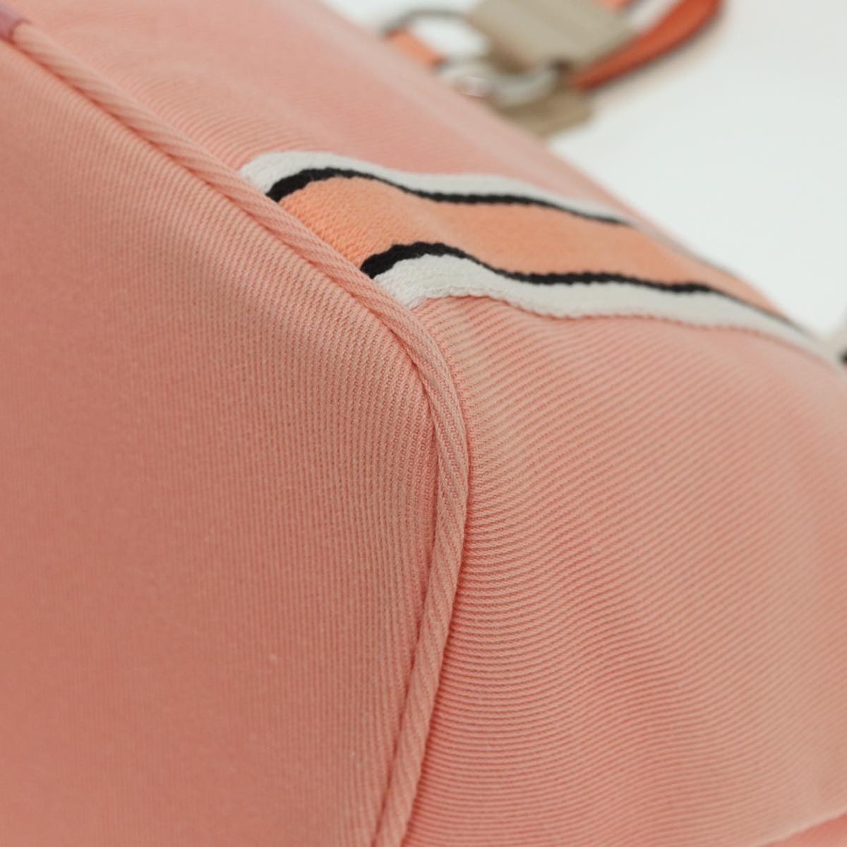 Burberry Blue Label Tote Bag Canvas Pink - 13