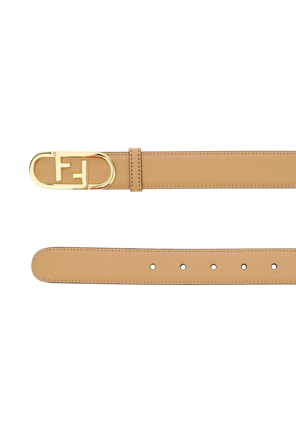 FENDI O'LOCK LEATHER BELT - 2