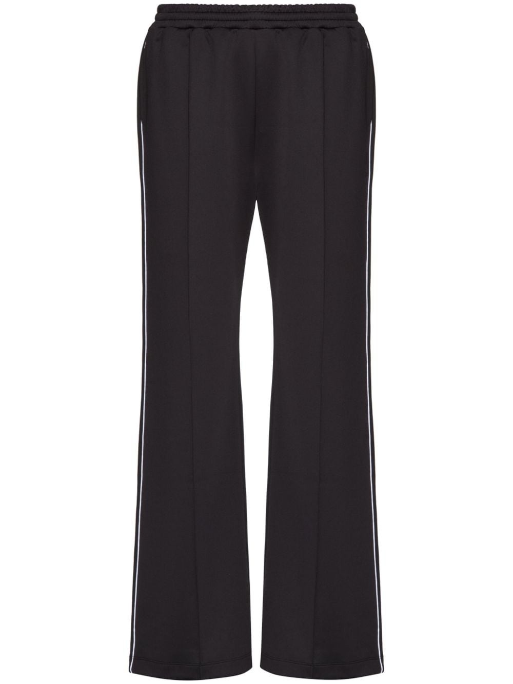 piped-trim detail track pants - 1